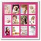 ArtToFrames Collage Photo Picture Frame with 12 - 5x7 inch Openings, Framed in White with Over 62 Mat Color Options and Plexi Glass (CSM-3966-229)
